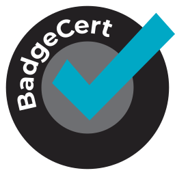 BadgeCert logo