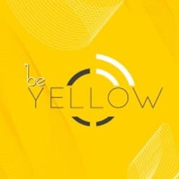 B Yellow logo