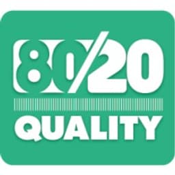 80/20 Quality logo