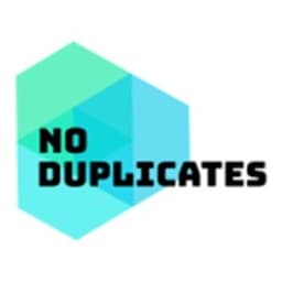 No Duplicates logo