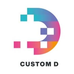 Custom D logo